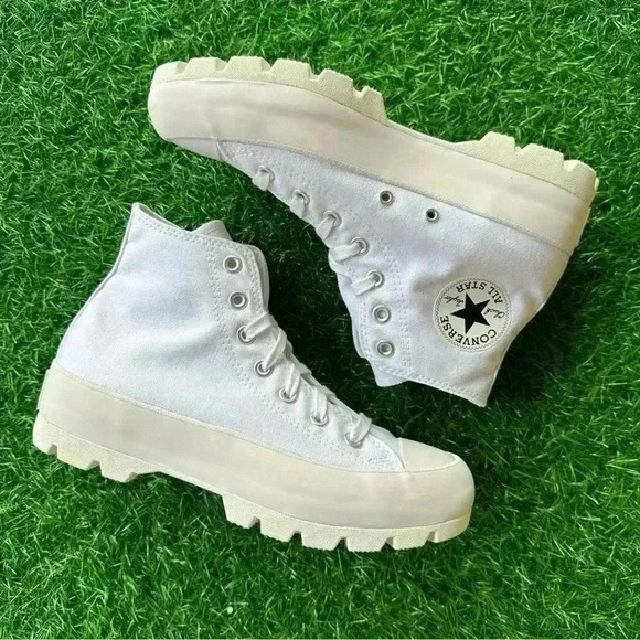 ✨New Converse Chuck Taylor All Star Lugged Hi White - Picture 4 of 9